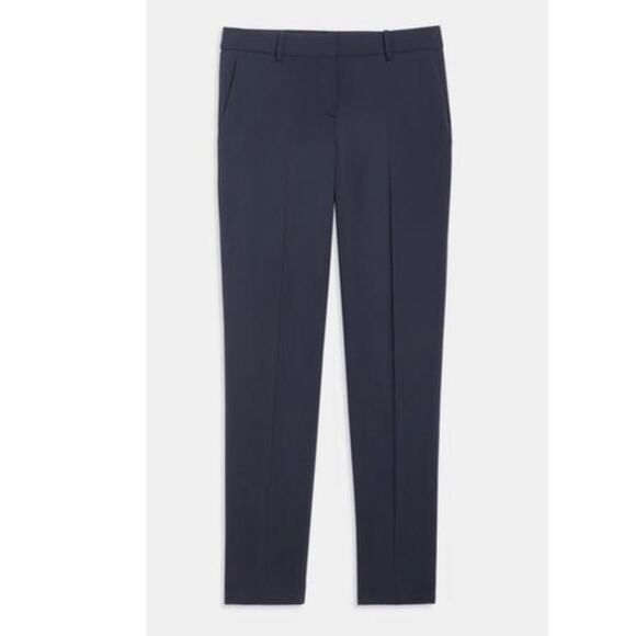 Theory Double Stretch Tailored Trousers in Deep Royal- 2,10 - Picture 4 of 11
